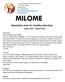 MILOME. Newsletter from St. Camillus Dala Kiye. August 2012 Agosto 2012