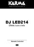 DJ LED214 Effetto luce a leds Manuale di istruzioni