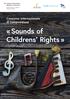Concorso internazionale di composizione. «Sounds of Childrens Rights»
