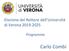 Elezione del Rettore dell Università di Verona Programma. Carlo Combi