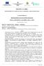 REGIONE CALABRIA DIPARTIMENTO AGRICOLTURA E RISORSE AGROALIMENTARI AVVISO PUBBLICO P R O G R A M M A D I S V I L U P P O R U R A L E