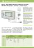 Misura della qualità dell'aria compressa secondo ISO 8573 Olio residuo - particelle - umidità residua