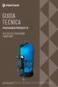 GUIDA TECNICA PACKAGED PRODUCTS KIT DI FILTRAZIONE V363 SFE WATER PURIFICATION