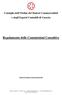 Regolamento delle Commissioni Consultive