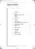 TABLE OF CONTENTS RX-GV1B