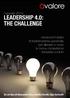 LEADERSHIP 4.0: THE CHALLENGE