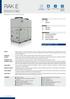 RAK.E. Refrigeratori d acqua condensati ad aria. Soluzione B - Base I - Integrata. Versione ST - Standard LN - Silenziata
