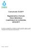 Comunicato 10/2019. Regolamento e Formule FINALI REGIONALI CAMPIONATI DI CATEGORIA 2018/2019