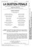 LA GIUSTIZIA PENALE. Rivista mensile di Dottrina, Giurisprudenza e Legislazione. Fondata nell anno 1893