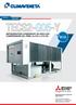 PROCESS CHILLERS. REFRIGERATORI CONDENSATI AD ARIA CON COMPRESSORI OIL-FREE, da 218 a 1313 kw R513A