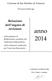 anno 2014 Relazione dell organo di revisione Comune di San Martino di Venezze sulla proposta di deliberazione consiliare del rendiconto della gestione