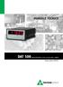 DAT 500 Indicatore/Trasmettitore di peso con uscita seriale e analogica MANUALE TECNICO. Pavone Sistemi. Versione software PW13012