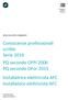 Conoscenze professionali scritte Serie 2019 PQ secondo OFPi 2006 PQ secondo OFor 2015 Installatrice elettricista AFC Installatore elettricista AFC