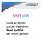 Guida all utilizzo portale di gestione Panel Spotlink per utente gestore