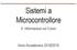 Sistemi a Microcontrollore. 0. Informazioni sul Corso