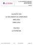 ALLEGATO 001 AL DOCUMENTO DI COMPLIANCE 9001: :2015