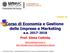 Corso di Economia e Gestione delle Imprese e Marketing a.a Prof. Elena Cedrola