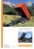 alpine trailers Rimorchi - ribaltabili trilaterali con asse normale o asse motrice