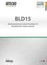 Drivers BLD15. Azionamento per motori brushless CC Brushless DC motor controls