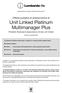 Unit Linked Platinum Multimanager Plus Prodotto finanziario-assicurativo di tipo unit linked